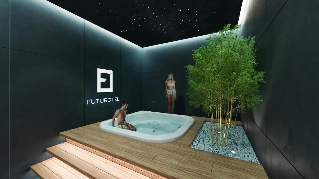 Capsule hotel Futurotel Malagueta Beach Malaga